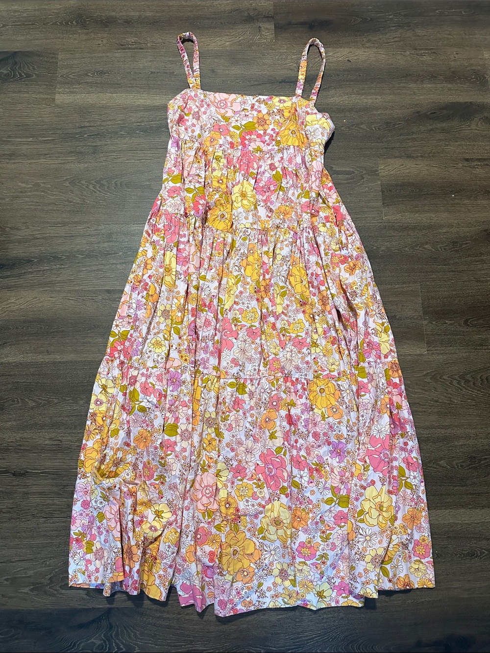 EUC FREE PEOPLE PARK SLOPE MAXI DRESS - Picture 2 of 6